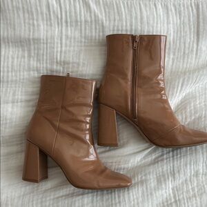 Steve Madden Women's Lynden Ankle Boots Patent